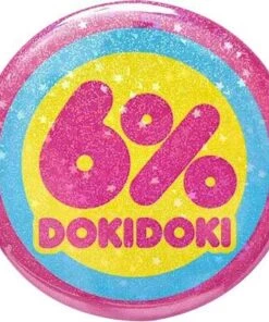 Best reviews of 🤩 6%DOKIDOKI Kawaii Glitter Star Logo | TIN BADGE ✨
