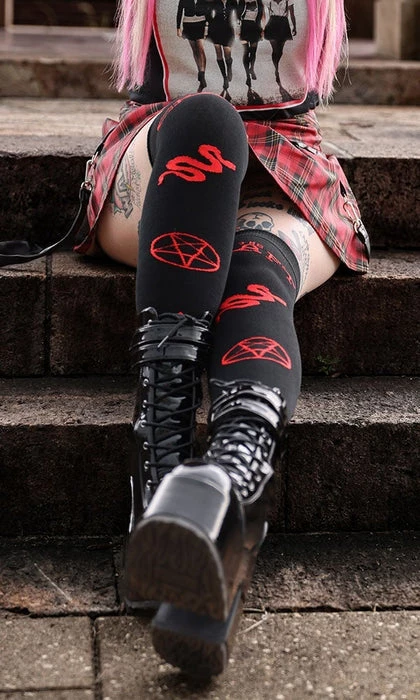 Coupon ๐ BESERK X THE CRAFT ๐ฆ Halloween The Craft Symbols | KNEE HIGH ๐งฆ SOCKS โญ 4 Coupon ๐ BESERK X THE CRAFT ๐ฆ Halloween The Craft Symbols | KNEE HIGH ๐งฆ SOCKS โญ - Image 2
