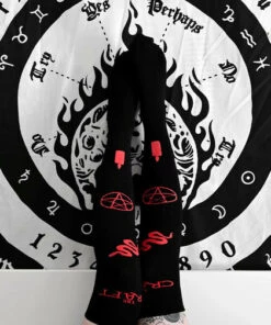 Coupon 🔔 BESERK X THE CRAFT 🦇 Halloween The Craft Symbols | KNEE HIGH 🧦 SOCKS ⭐