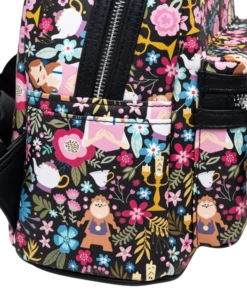 Deals 🛒 LOUNGEFLY Disney Beauty And The Beast: Belle Floral | MINI 🎒 BACKPACK 🎁 -Alternative Accessories Elegant Store LOUWDBK2166 Beauty And The Beast Belle Floral Mini Backpack Loungefly 2 700x700