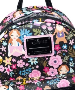 Deals 🛒 LOUNGEFLY Disney Beauty And The Beast: Belle Floral | MINI 🎒 BACKPACK 🎁 -Alternative Accessories Elegant Store LOUWDBK2166 Beauty And The Beast Belle Floral Mini Backpack Loungefly 3 700x700