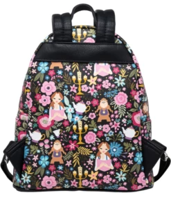 Deals 🛒 LOUNGEFLY Disney Beauty And The Beast: Belle Floral | MINI 🎒 BACKPACK 🎁 -Alternative Accessories Elegant Store LOUWDBK2166 Beauty And The Beast Belle Floral Mini Backpack Loungefly 4 700x700