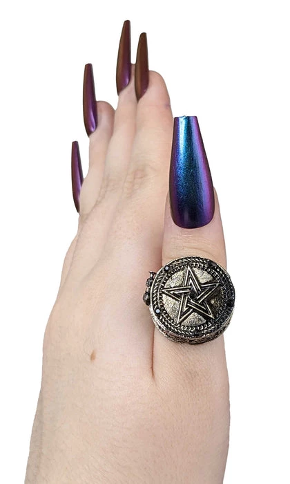 Budget ๐ RESTYLE Mens Accessories Pentagram | ROUND RING* โค๏ธ 7 Budget ๐ RESTYLE Mens Accessories Pentagram | ROUND RING* โค๏ธ - Image 5