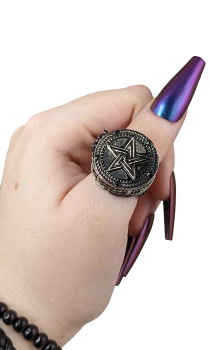 Budget ๐ RESTYLE Mens Accessories Pentagram | ROUND RING* โค๏ธ 3 Budget ๐ RESTYLE Mens Accessories Pentagram | ROUND RING* โค๏ธ