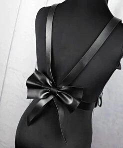 Discount 🎁 HELLBOUND Fetish Mammon | HARNESS ✨ -Alternative Accessories Elegant Store UYEE New Women Sexy Lingerie Body Bondage Bowknot Leather Harness Belt PU Adjustable Gothic Punk Suspender jpg Q90 jpg 1025a47a a361 4b6a 903b 89e422b5a4c5 700x700