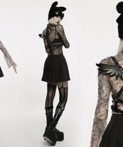 Outlet 🛒 PUNK RAVE Fallen [Black] | HARNESS 🛒 -Alternative Accessories Elegant Store WS 504LHF BK 9 1a22d5f3 1837 4cdf 9ab7 bf695de454e2 700x700