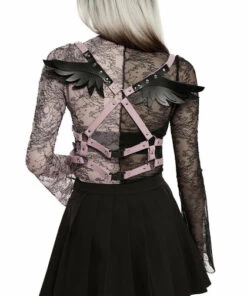 Flash Sale 😀 PUNK RAVE Pastel Goth Fallen [Pink] | HARNESS 🤩