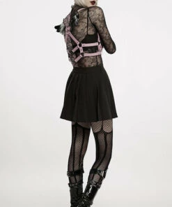 Flash Sale 😀 PUNK RAVE Pastel Goth Fallen [Pink] | HARNESS 🤩 -Alternative Accessories Elegant Store WS 504LHF PN 4 c8ada7db 7b04 40cd 8db7 75b25a8fdba2 700x700