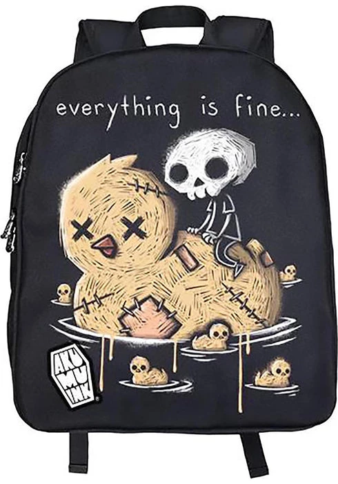 Cheapest 🛒 AKUMU INK Mens Accessories Everything Is Fine | RPET 🎒 BACKPACK 🤩 3 Cheapest 🛒 AKUMU INK Mens Accessories Everything Is Fine | RPET 🎒 BACKPACK 🤩