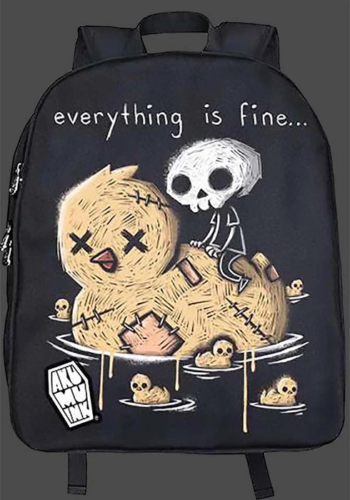 Cheapest 🛒 AKUMU INK Mens Accessories Everything Is Fine | RPET 🎒 BACKPACK 🤩 4 Cheapest 🛒 AKUMU INK Mens Accessories Everything Is Fine | RPET 🎒 BACKPACK 🤩 - Image 2