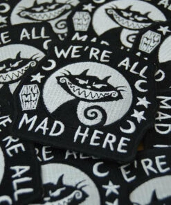 Buy 🔥 AKUMU INK Alice In Wonderland We're All Mad Here | PATCH ✔️ -Alternative Accessories Elegant Store akumu ink were all mad here patch 2 2effdf50 0b75 4647 87cd e96d76083341 700x700