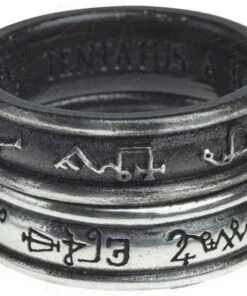 Top 10 β¨ ALCHEMY GOTHIC Mens Accessories Demon Black & White Angel | RING` β€οΈ