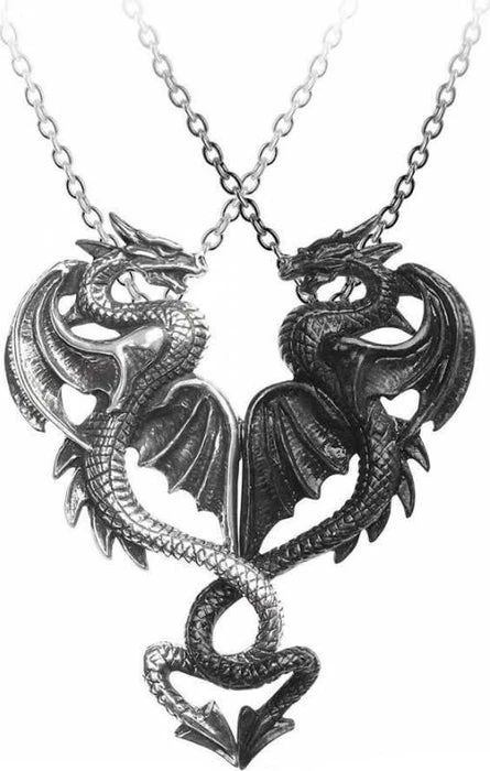 Hot Sale 🥰 ALCHEMY GOTHIC Mens Accessories Draconic Tryst | PENDANT 😍 3 Hot Sale 🥰 ALCHEMY GOTHIC Mens Accessories Draconic Tryst | PENDANT 😍