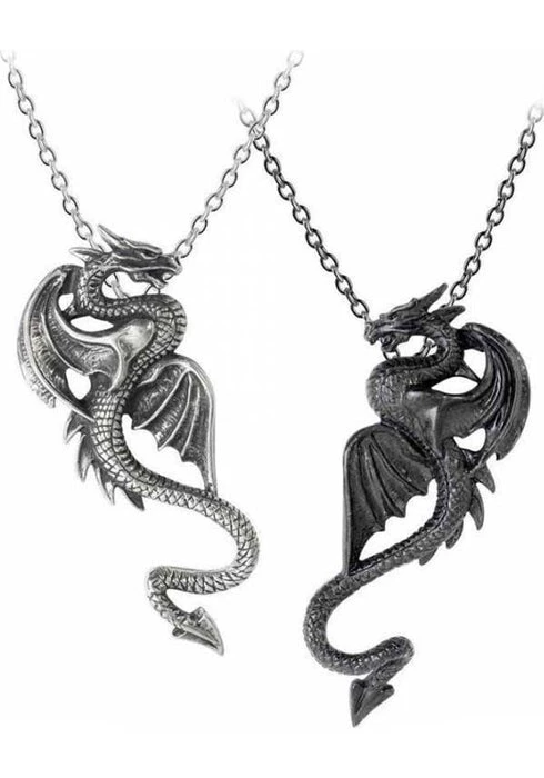 Hot Sale 🥰 ALCHEMY GOTHIC Mens Accessories Draconic Tryst | PENDANT 😍 4 Hot Sale 🥰 ALCHEMY GOTHIC Mens Accessories Draconic Tryst | PENDANT 😍 - Image 2