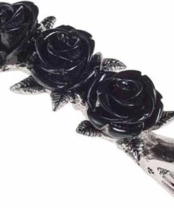 Deals 💯 ALCHEMY GOTHIC All Wild Black Rose | HAIR SLIDE* 🎁 -Alternative Accessories Elegant Store alchemy gothic wild black rose hair slide 3 9a5704ba 5541 4831 9c24 e03ef57a29d5 700x700