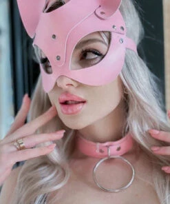 Outlet ✨ HELLBOUND Cats Bakeneko [Pink] | MASK 👏