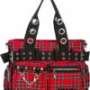 Best Sale 😀 BANNED ALTERNATIVE Punky Colour Camdyn [Red] | 👜 HANDBAG 🤩