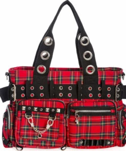 Best Sale 😀 BANNED ALTERNATIVE Punky Colour Camdyn [Red] | 👜 HANDBAG 🤩