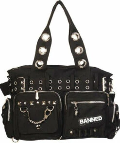Deals ⭐ BANNED ALTERNATIVE Punky Colour Sweet Revenge | HANDCUFF BAG ❤️