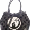 Wholesale ❤️ BANNED ALTERNATIVE Cats Lunar Sisters [Black] | 👜 HANDBAG 😉