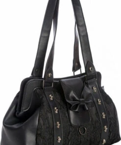 Hot Sale 🔥 BANNED ALTERNATIVE All Maplesage [Black] | 👜 HANDBAG 🧨 -Alternative Accessories Elegant Store banned apparel maplesage black handbag 2 0be287cf a816 4f55 a163 24180646180a 700x700