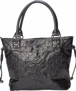 Best deal 🥰 BANNED ALTERNATIVE Skulls Musette Emboss | TOTE BAG 😀