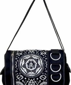 Best reviews of ✔️ BANNED ALTERNATIVE Mens Accessories Pentagram | MESSENGER BAG 👍