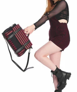 Flash Sale 💯 BANNED ALTERNATIVE Punky Colour Spooky Nightwalks [Red] | MESSENGER BAG 💯 -Alternative Accessories Elegant Store banned apparel spooky nightwalks red messenger bag 5 1889b2c9 0422 43a6 9aa0 8ebd1718b386 700x700