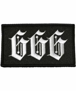 Outlet 🎉 BLACKCRAFT Mens Accessories 666 | EMBROIDERED PATCH ✨ -Alternative Accessories Elegant Store blackcraft 666 embroidered patch 1 c953a03f cfdd 491c b8b2 fce4035f0c0a 1 700x700