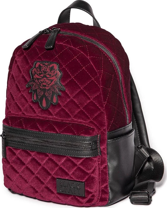 Wholesale 𧨠BLACKCRAFT All Oxblood Rose | QUILTED π BACKPACK π 5 Wholesale 𧨠BLACKCRAFT All Oxblood Rose | QUILTED π BACKPACK π - Image 3