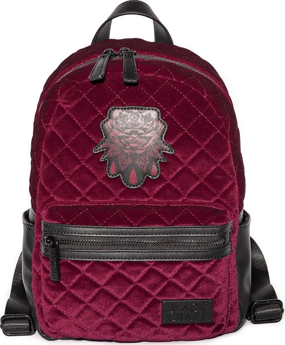 Wholesale 𧨠BLACKCRAFT All Oxblood Rose | QUILTED π BACKPACK π 3 Wholesale 𧨠BLACKCRAFT All Oxblood Rose | QUILTED π BACKPACK π