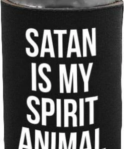 Deals 😀 BLACKCRAFT 🧛 Halloween Satan Is My Spirit Animal | DRINK COOLER 💯