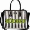Outlet 🥰 BLACKCRAFT All Sinner Green Stripe | LARGE SATCHEL BAG" 💯 -Alternative Accessories Elegant Store blackcraft sinner green stripe large satchel bag 1 3c61caee 3ce1 42e0 882d 370b763ec7ca 700x700