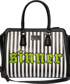 Outlet π₯° BLACKCRAFT All Sinner Green Stripe | LARGE SATCHEL BAG" π―