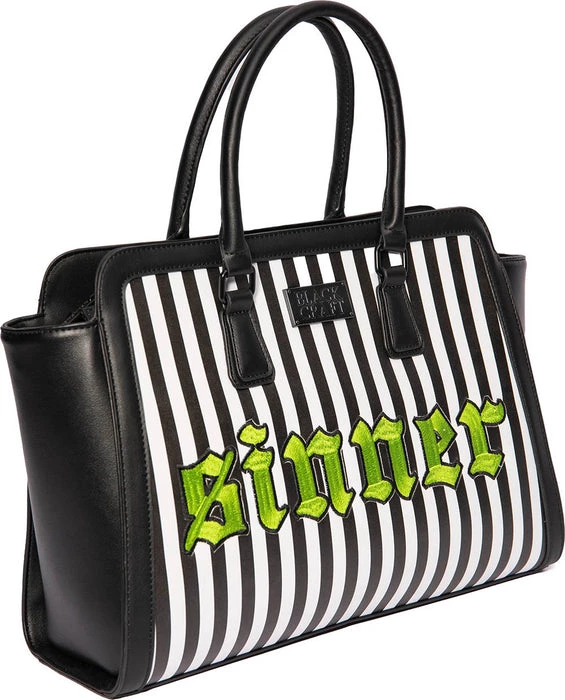 Outlet π₯° BLACKCRAFT All Sinner Green Stripe | LARGE SATCHEL BAG" π― 5 Outlet π₯° BLACKCRAFT All Sinner Green Stripe | LARGE SATCHEL BAG" π― - Image 3