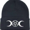 Flash Sale ✔️ DARKSIDE CLOTHING Mens Accessories Pentagram Moon | BEANIE HAT 🔥 -Alternative Accessories Elegant Store darkside clothing pentagram moon beanie hat 1 ea15b678 80a2 454f 8045 f212c2363be4