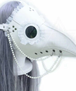 Best deal 🛒 DEVIL666ISH 🧛 Halloween Phantom Plague Doctor [White] | MASK ✔️ -Alternative Accessories Elegant Store devil666ish phantom plague doctor white mask 4 8336d90e 6df5 4b92 bdd1 5bd17ca6cef0 700x700