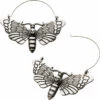 New 🥰 BODYVIBE Skulls Death Moth | PLUG HOOP EARRINGS 😍 -Alternative Accessories Elegant Store earrings death moth hoop earrings 1 9ba92d9f ea4a 4f3d 89d1 1a393aae1456 700x700