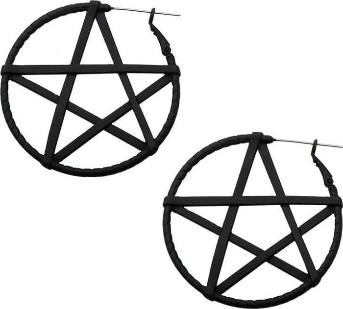 Top 10 π BODYVIBE Pentacles & Pentagrams Matte Black Pentagram | PLUG HOOP EARRINGS π 3 Top 10 π BODYVIBE Pentacles & Pentagrams Matte Black Pentagram | PLUG HOOP EARRINGS π