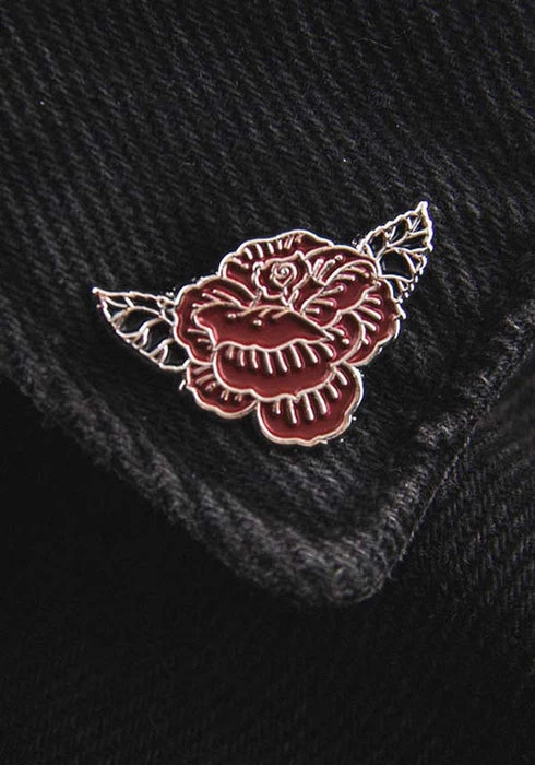 Buy π ECTOGASM Mens Accessories Red Roses | COLLAR PIN SET π― 4 Buy π ECTOGASM Mens Accessories Red Roses | COLLAR PIN SET π― - Image 2