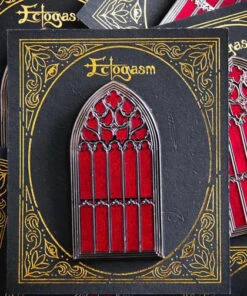 Promo π ECTOGASM Mens Accessories Saint Giles Cathedral Gothic Window | ENAMEL PIN π―
