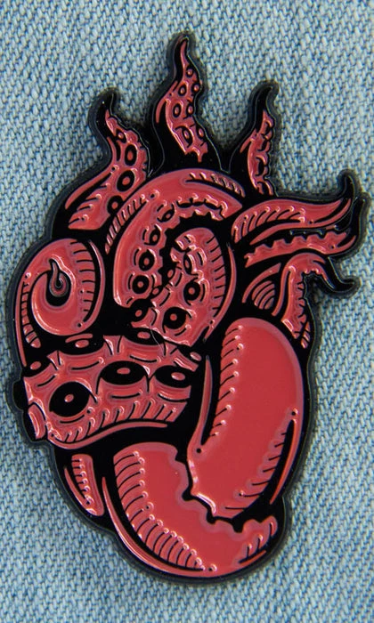Best deal π ECTOGASM Mens Accessories Tentacle Heart | ENAMEL PIN π 3 Best deal π ECTOGASM Mens Accessories Tentacle Heart | ENAMEL PIN π