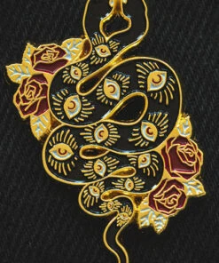 Promo π₯ ECTOGASM Mens Accessories Two Headed Snake | ENAMEL PIN π