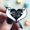 Flash Sale 🧨 ECTOGASM Ghosts You're Never Alone If You Have Demons | GHOST ENAMEL PIN 😍 -Alternative Accessories Elegant Store ectogasm youre never alone if you have demons ghost enamel pin 3 c2024b40 d61d 4c48 9cd1 b4f69bf95a2c 700x700