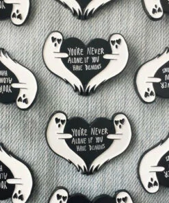 Flash Sale 🧨 ECTOGASM Ghosts You're Never Alone If You Have Demons | GHOST ENAMEL PIN 😍 -Alternative Accessories Elegant Store ectogasm youre never alone if you have demons ghost enamel pin 4 bea32857 c7d1 4d42 8f03 f8bc4aa3ddf5 700x700