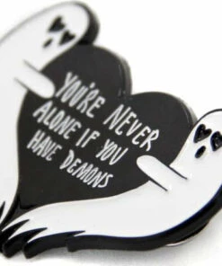 Flash Sale 🧨 ECTOGASM Ghosts You're Never Alone If You Have Demons | GHOST ENAMEL PIN 😍 -Alternative Accessories Elegant Store ectogasm youre never alone if you have demons ghost enamel pin 5 5d4a108d 8238 4d04 b697 356e4e8fae0f 700x700