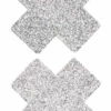 Best deal 💯 FEVER All Cross [Silver Glitter] | NIPPLE PASTIES ⭐ -Alternative Accessories Elegant Store fever small glitter cross silver nipple pasties 1 5e938029 50a2 4886 ade2 e706a9d474d8