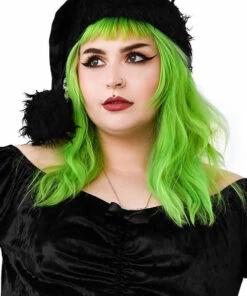 Coupon 🧨 FOXBLOOD The Nightmare Before 🎅 Christmas Santa's Goth Little Helper [Black] | HAT 💯 -Alternative Accessories Elegant Store foxblood santa black hat 4 700x700