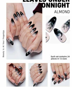 Coupon 🧨 GLAMERMAID Fake Nails Leaves Under [Moonnight] | PRESS ON NAILS 🎉 -Alternative Accessories Elegant Store glamermaid leaves under moonnight press on nails 3 f6ffb1f1 156d 4b9c a655 b6b033355b8f 700x700