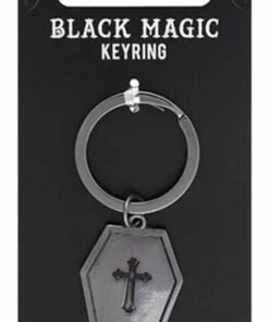 Coupon ✔️ GOTHIC GIFTS Mens Accessories Coffin | BLACK MAGIC KEYRING 😉
